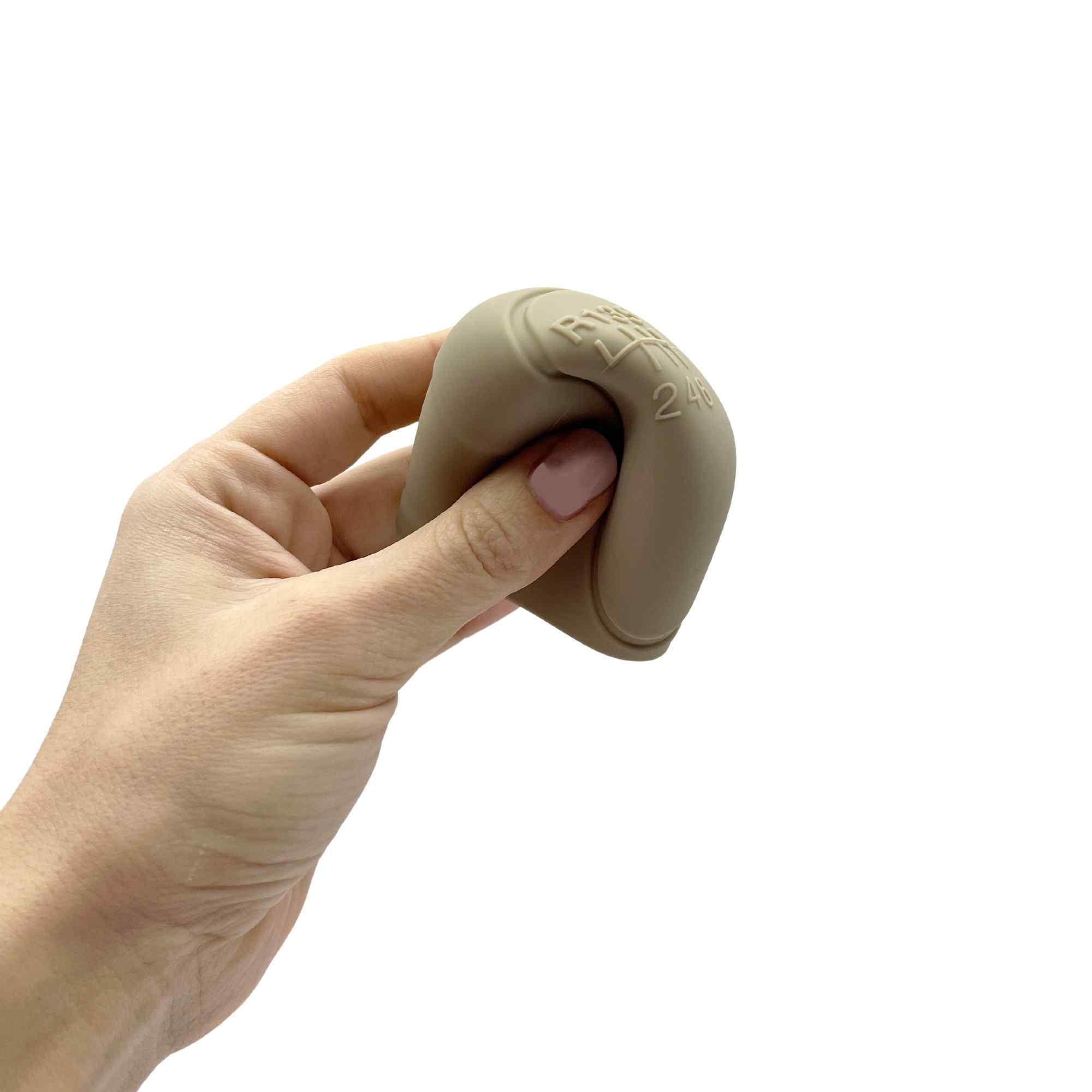 Funda Pomo cambios marcha coche silicona suave 5 marchas beige - imagen 3