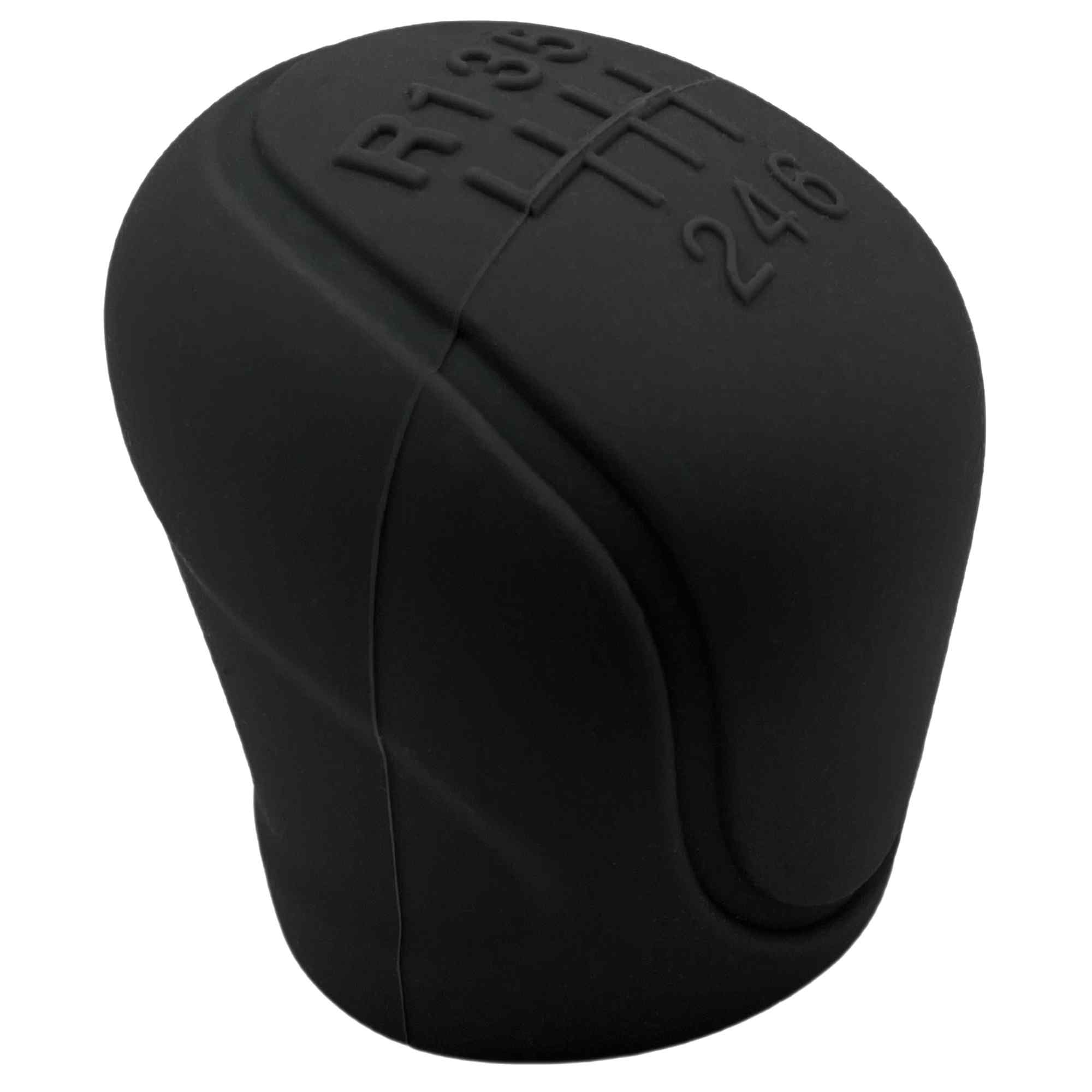 Funda Pomo cambios marcha coche silicona suave 6 marchas negro