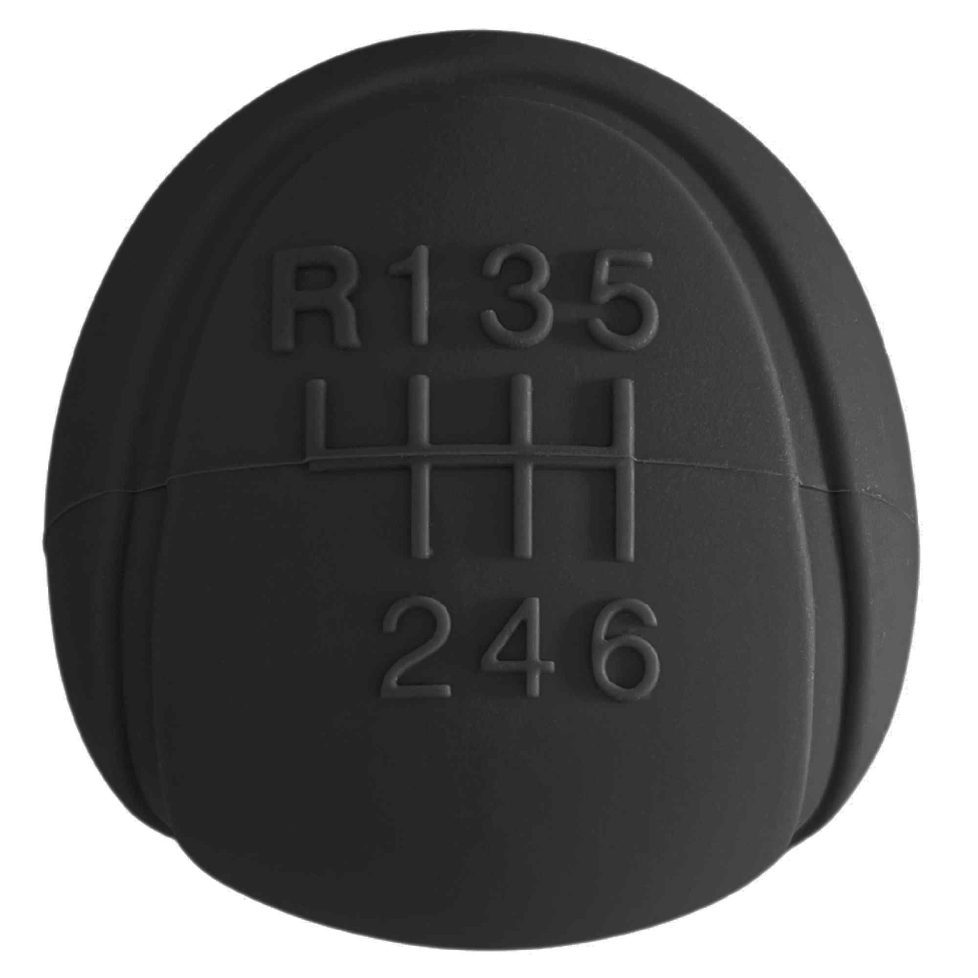 Funda Pomo cambios marcha coche silicona suave 6 marchas negro - imagen 2