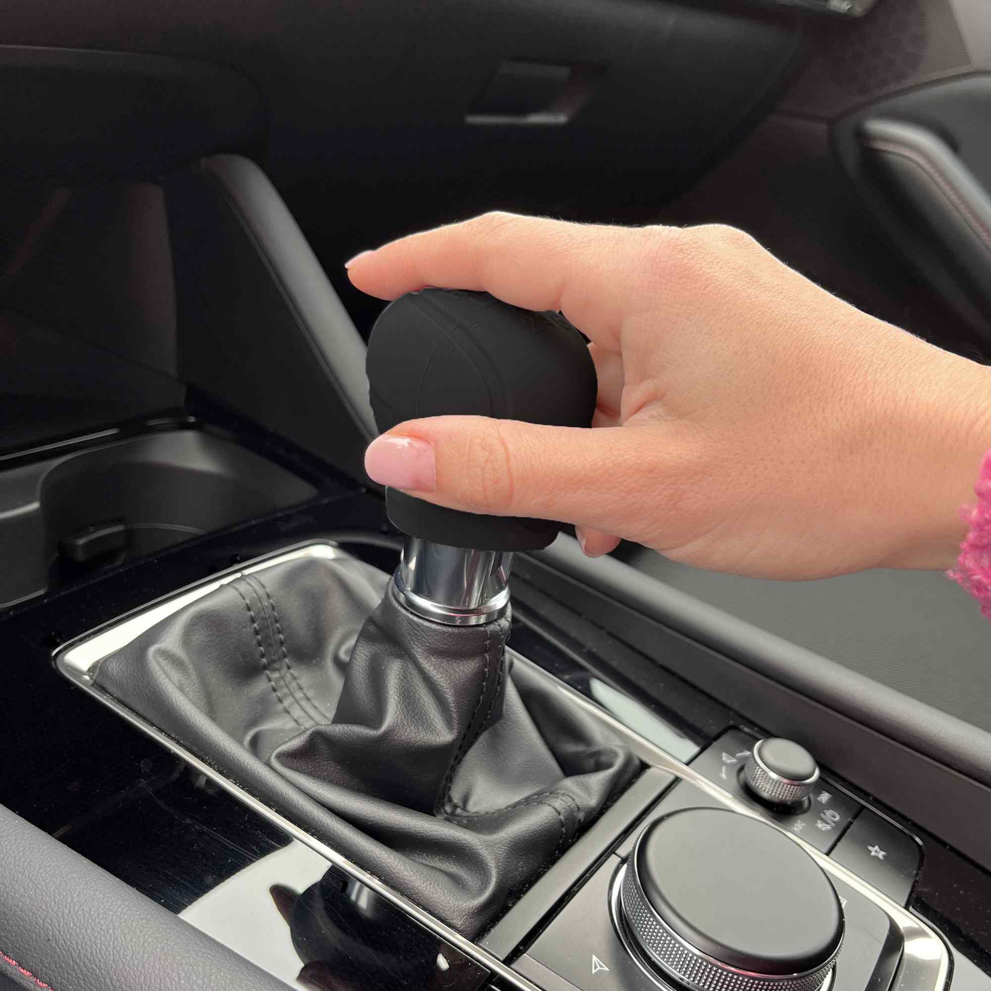 Funda Pomo cambios marcha coche silicona suave 6 marchas negro - imagen 7