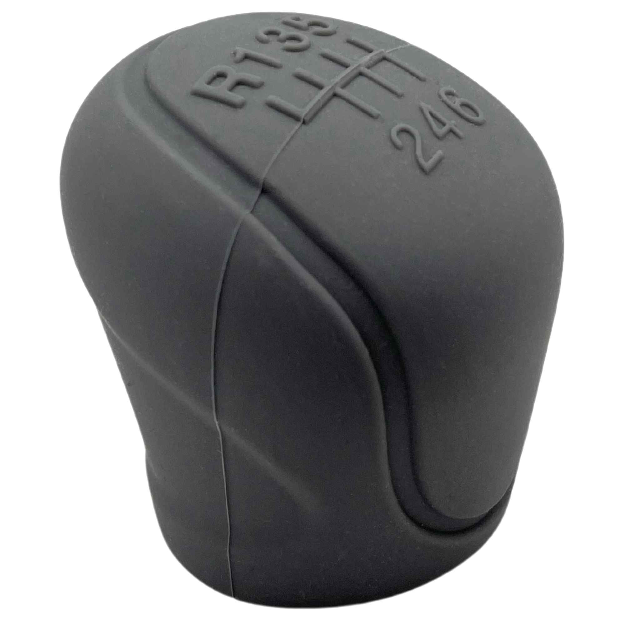 Funda Pomo cambios marcha coche silicona suave 6 marchas gris