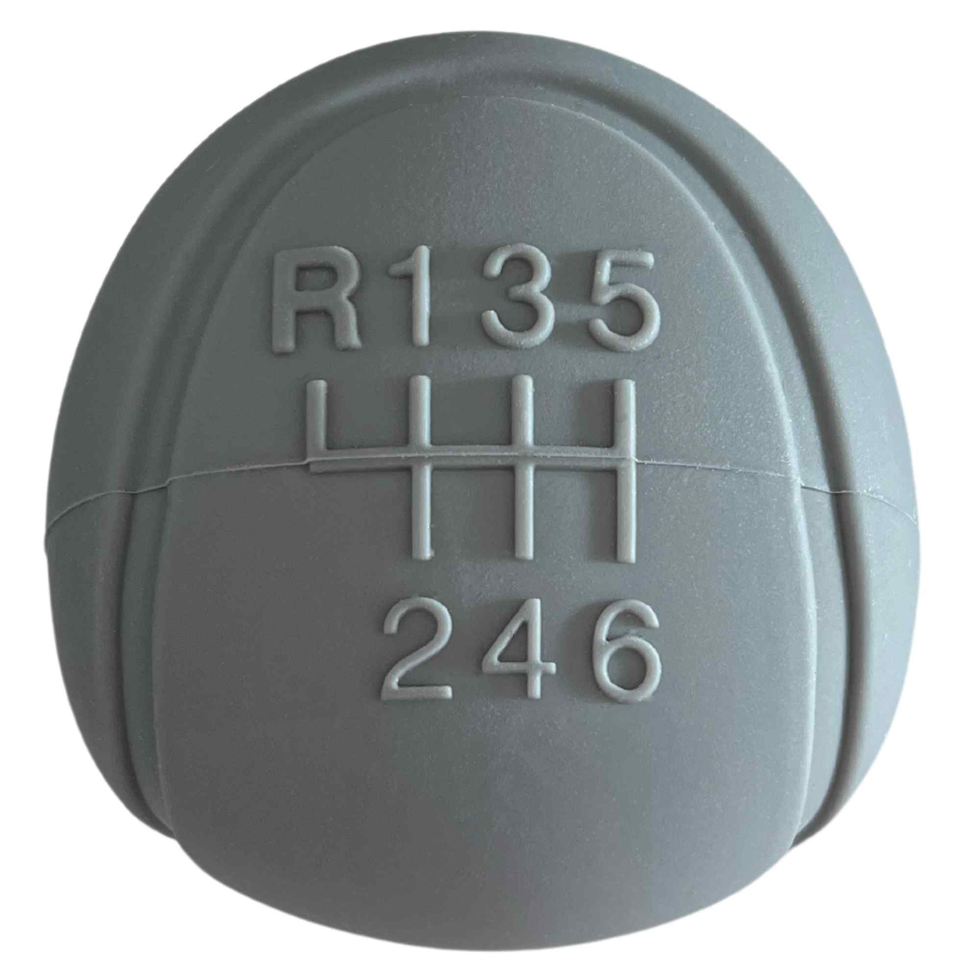 Funda Pomo cambios marcha coche silicona suave 6 marchas gris - imagen 2