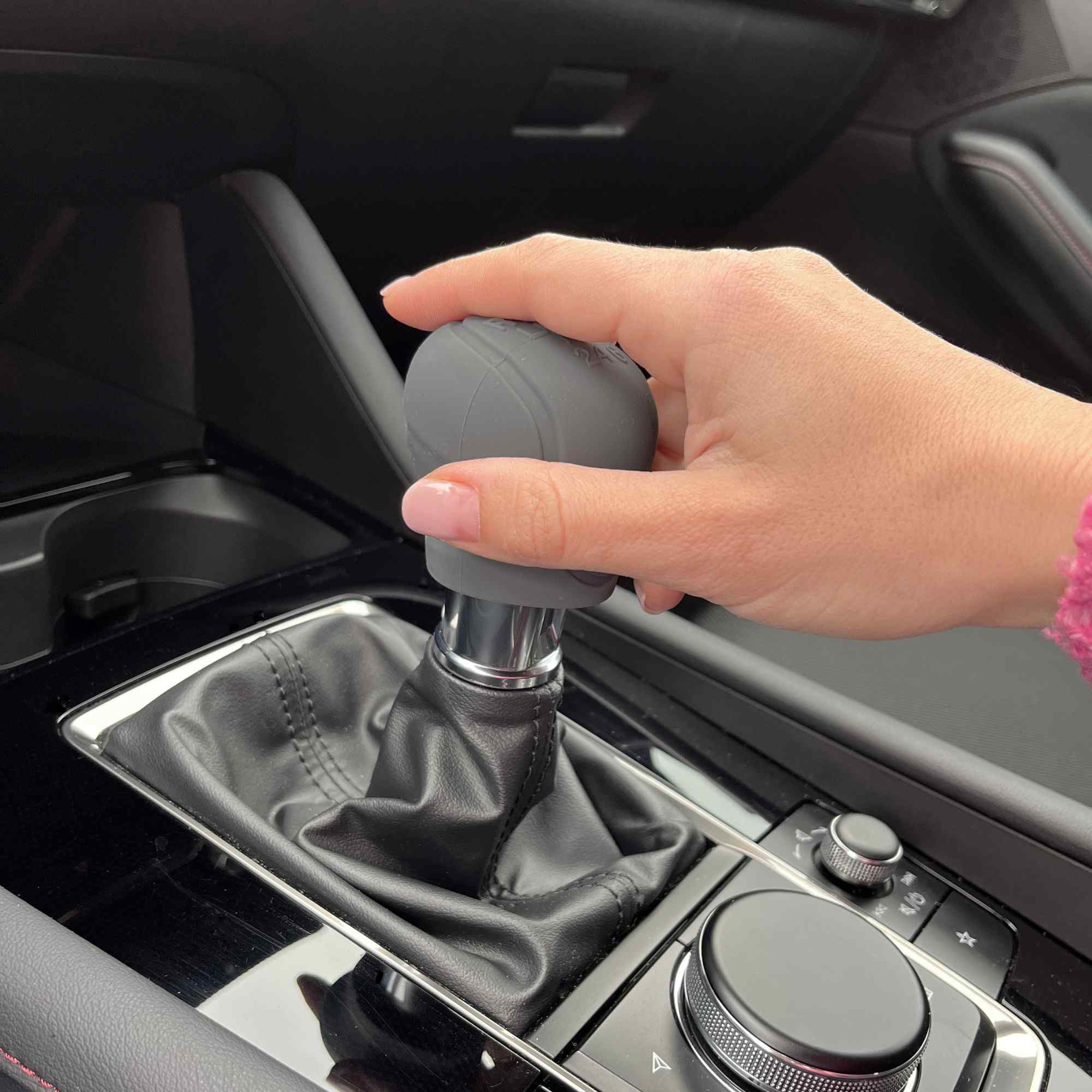 Funda Pomo cambios marcha coche silicona suave 6 marchas gris - imagen 7
