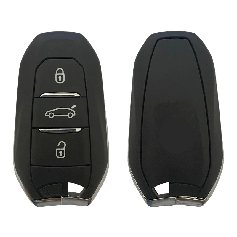 Carcasa mando llave del coche 3 botones compatible con peugeot y citroen v3 - imagen 4