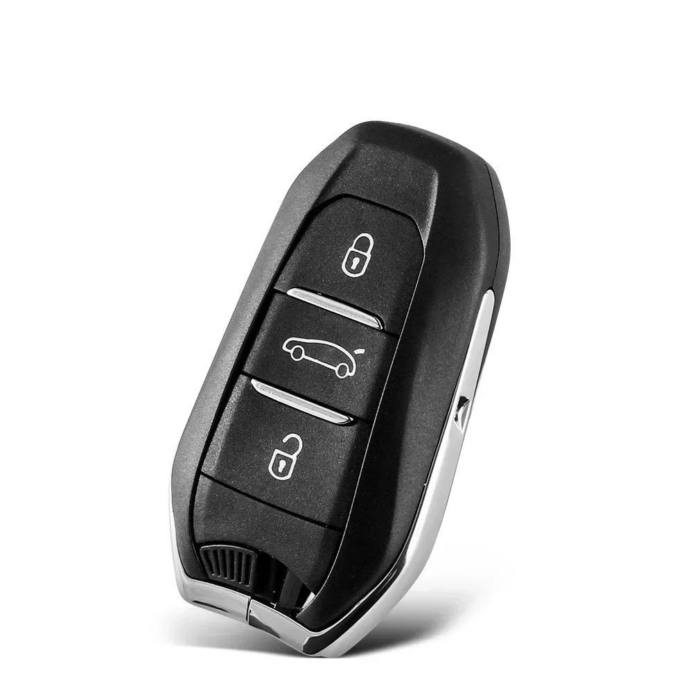 Carcasa mando llave del coche 3 botones compatible con peugeot y citroen v3 - imagen 5