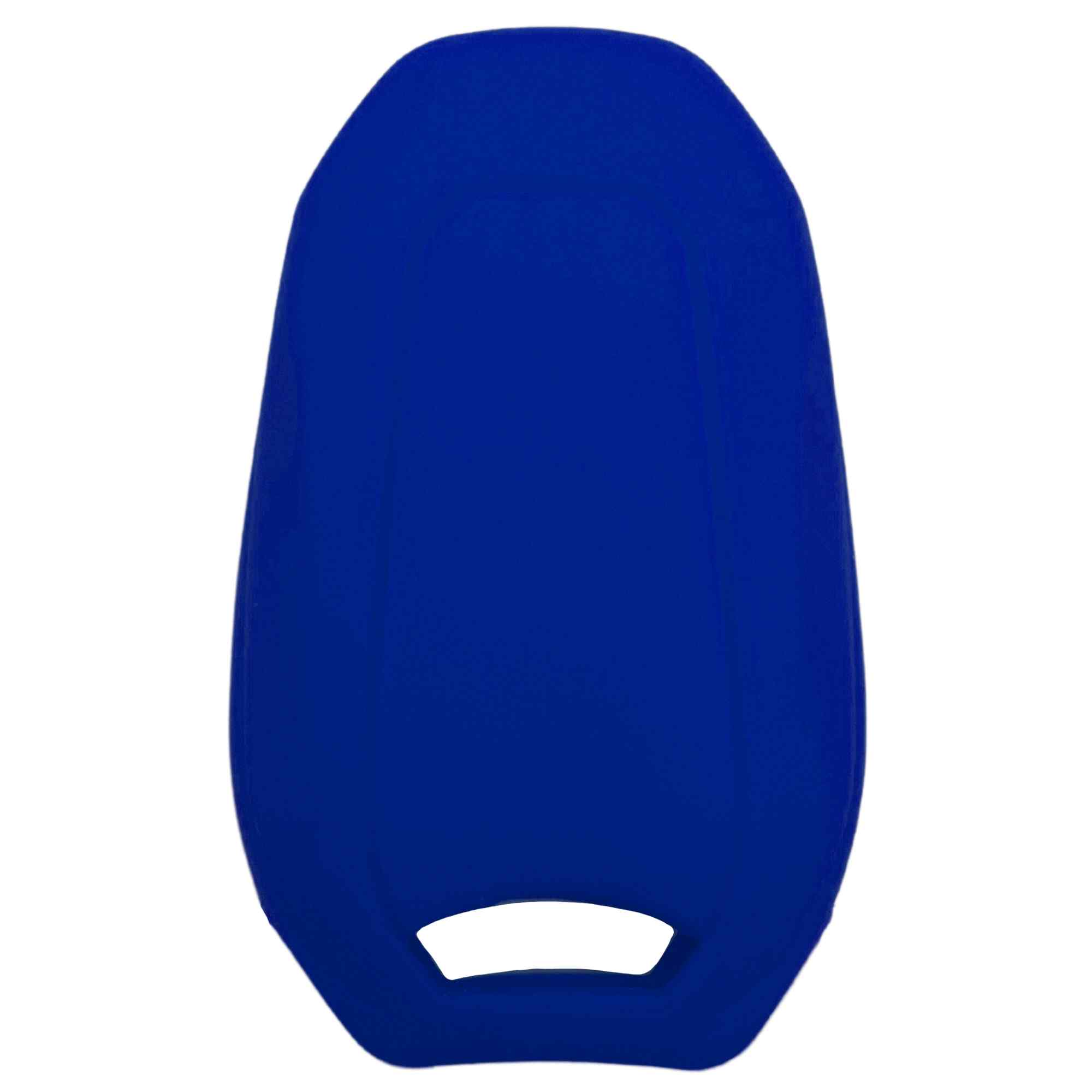 Funda silicona mando llave coche 3 botones compatible con Peugeot Azul - imagen 2
