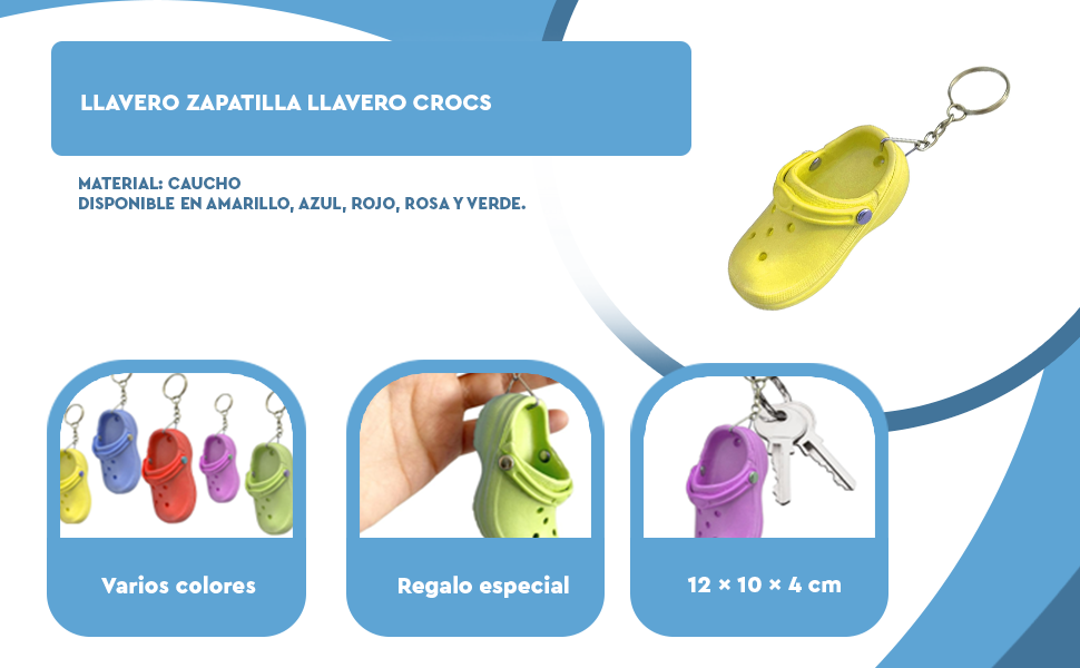 Banner - Llavero Crocs rojo