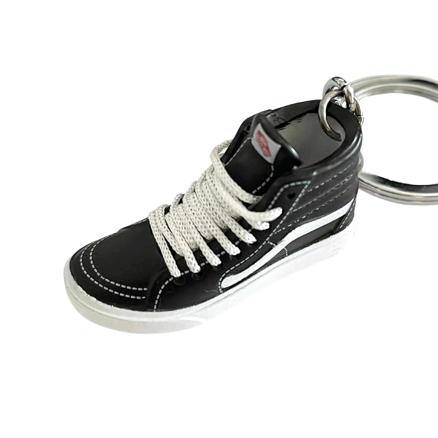 Llavero Zapatilla alta Casual Negra y blanca - imagen 2
