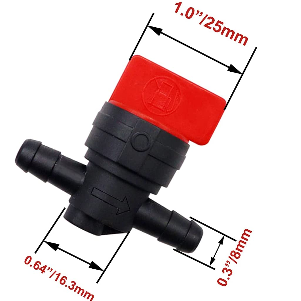 Valvula de gasolina universal 6mm para motores de combustión plastico - imagen 5