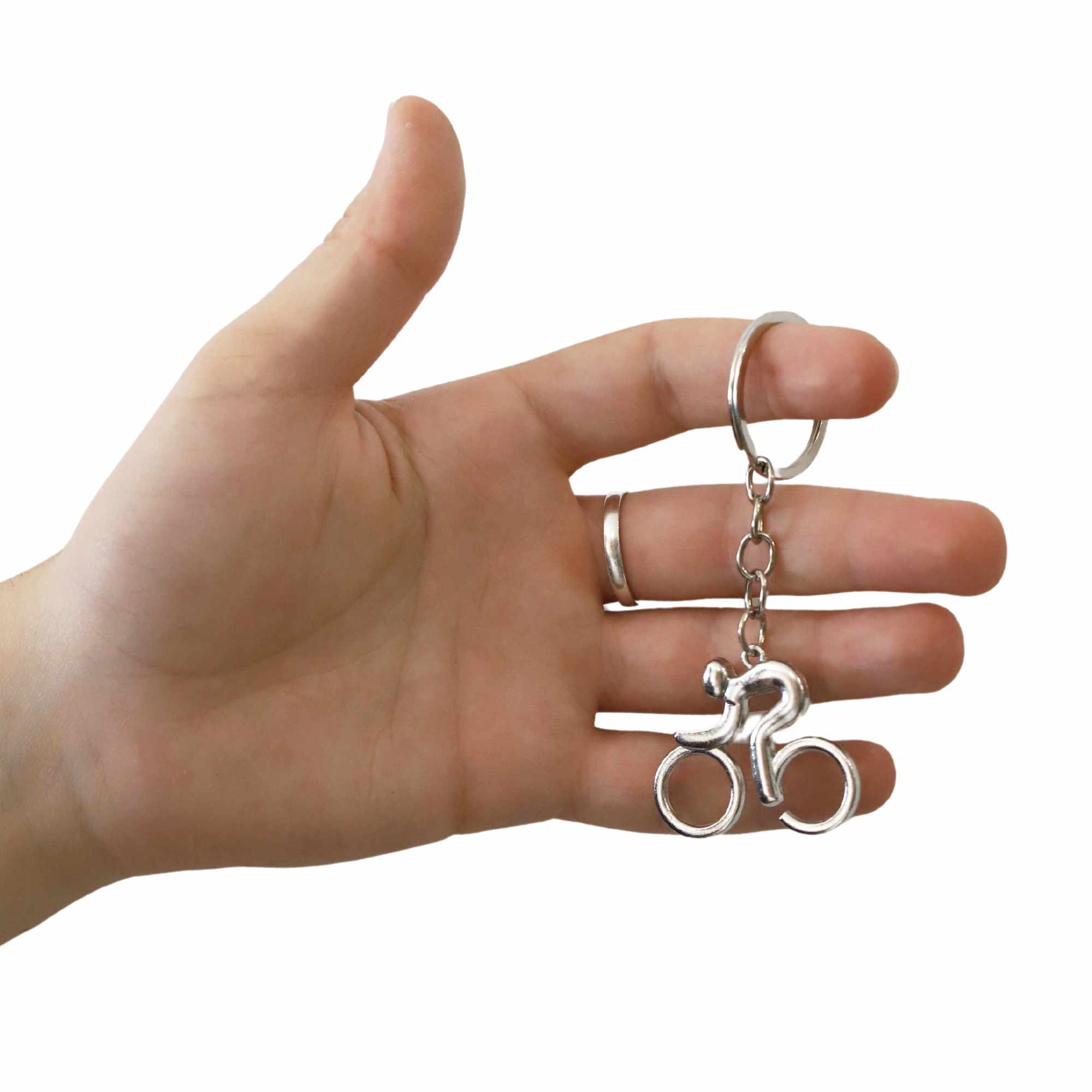 Llavero ciclista metal - imagen 5