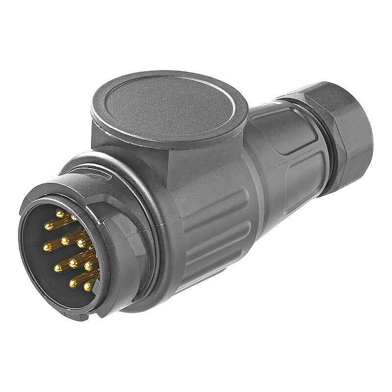 Enchufe de Remolque de 13 Pines 12V Negro - imagen 1