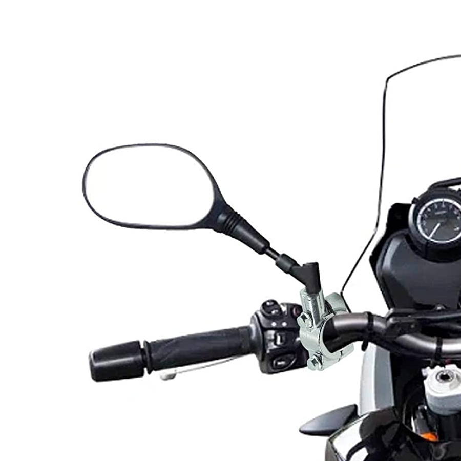Abrazadera montaje espejo retrovisor para moto de 8 mm (2 uds) plateado - imagen 5