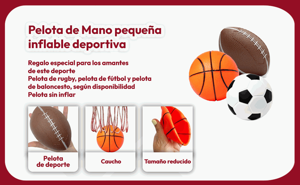 Banner - Pelota baloncesto de mano inflable