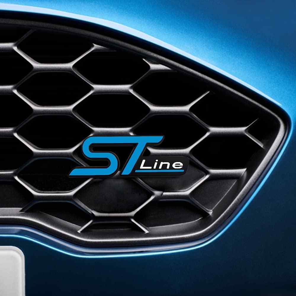 Emblema ST Line parrilla compatible con Ford azul - imagen 4
