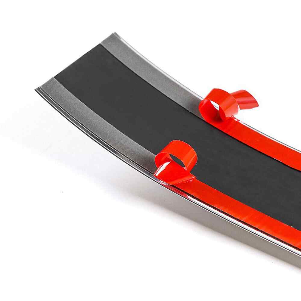 Protector Umbral de Puerta de Coche Fibra de Carbono rojo 5 cm - imagen 4
