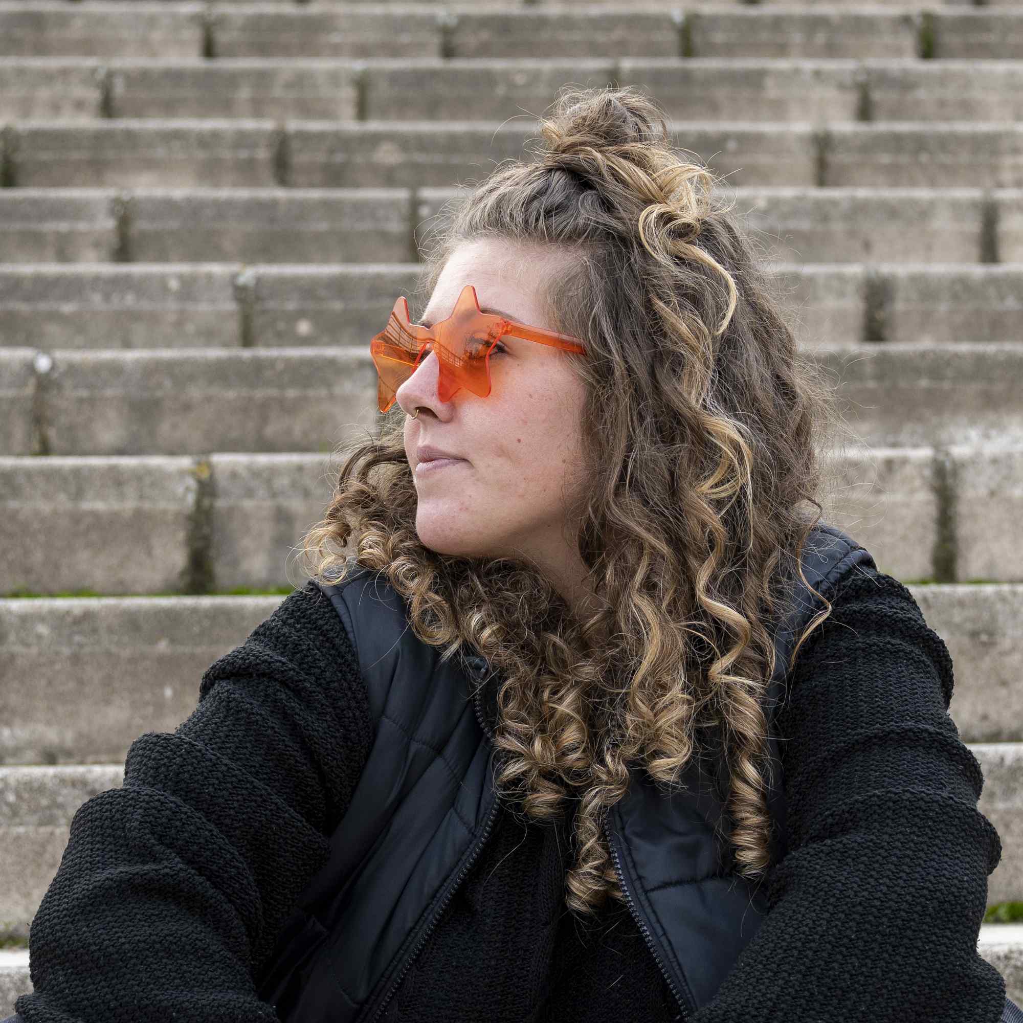 Gafas de Sol de estrella naranja - imagen 7