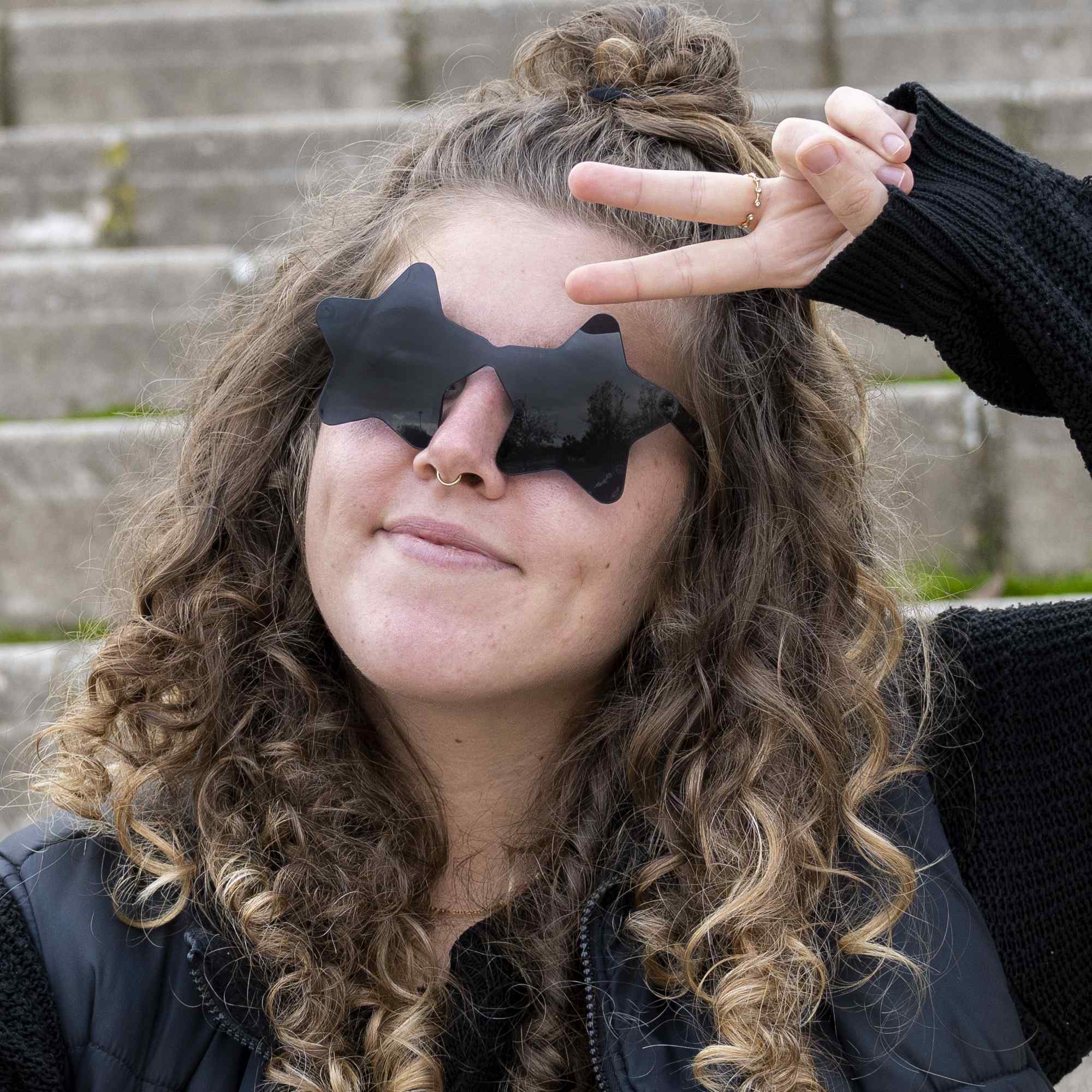 Gafas de Sol de estrella negro - imagen 6