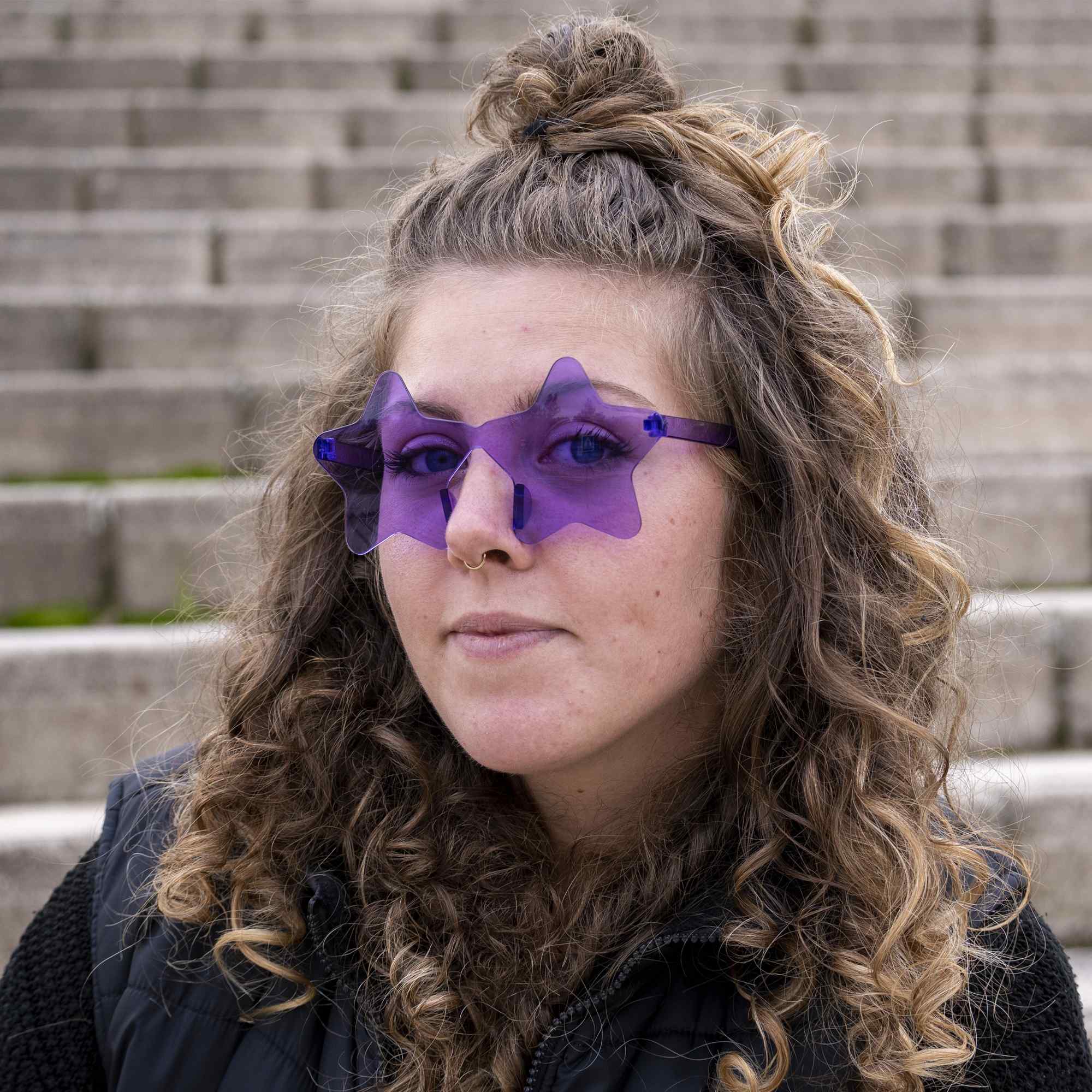 Gafas de Sol de estrella morado - imagen 6