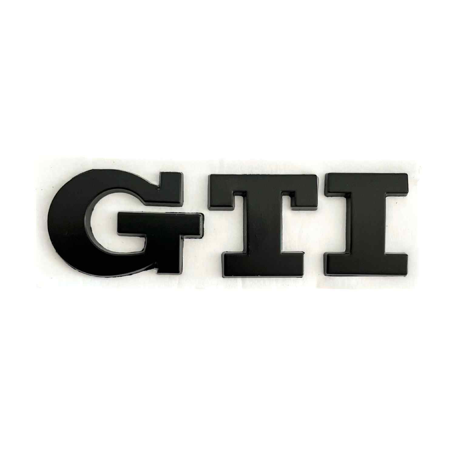 Emblema adhesivo GTI compatible con VW Negro mate - imagen 4