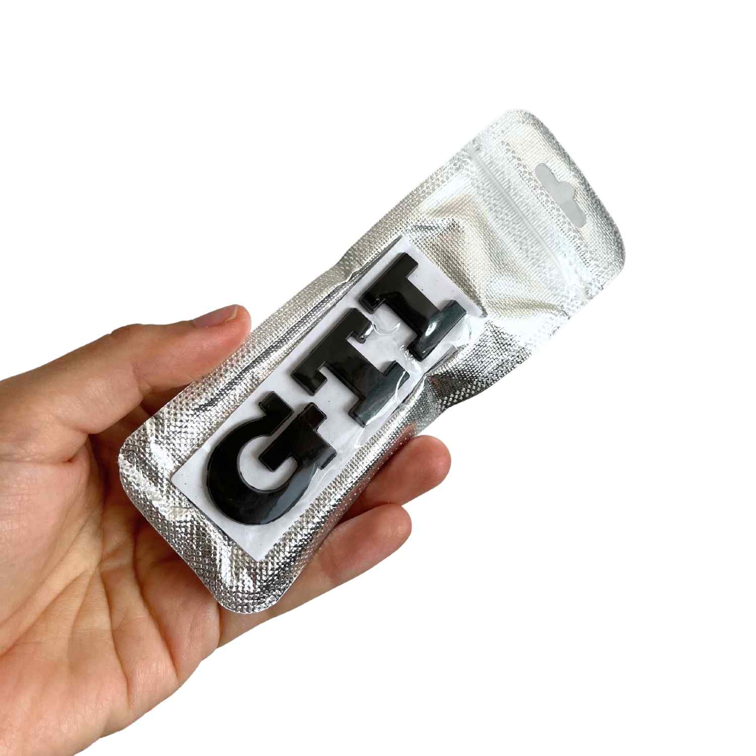 Emblema adhesivo GTI compatible con VW Negro mate - imagen 5