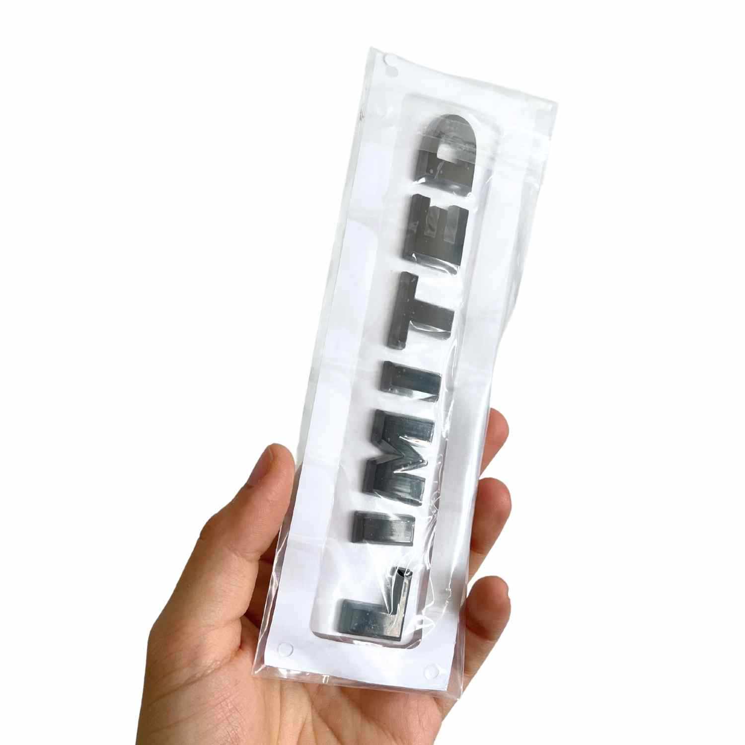 Emblema Adhesivo Limited metal negro - imagen 6
