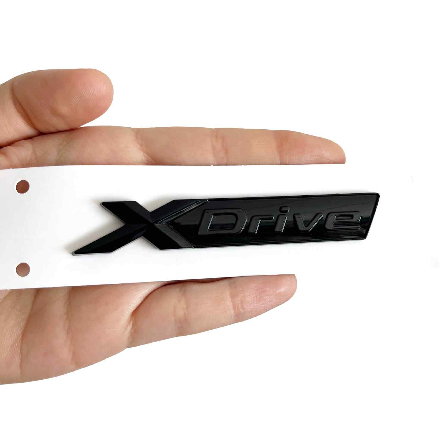 Emblema Adhesivo X-drive Para Lateral Guardabarros Compatible Con Bmw negro - imagen 3