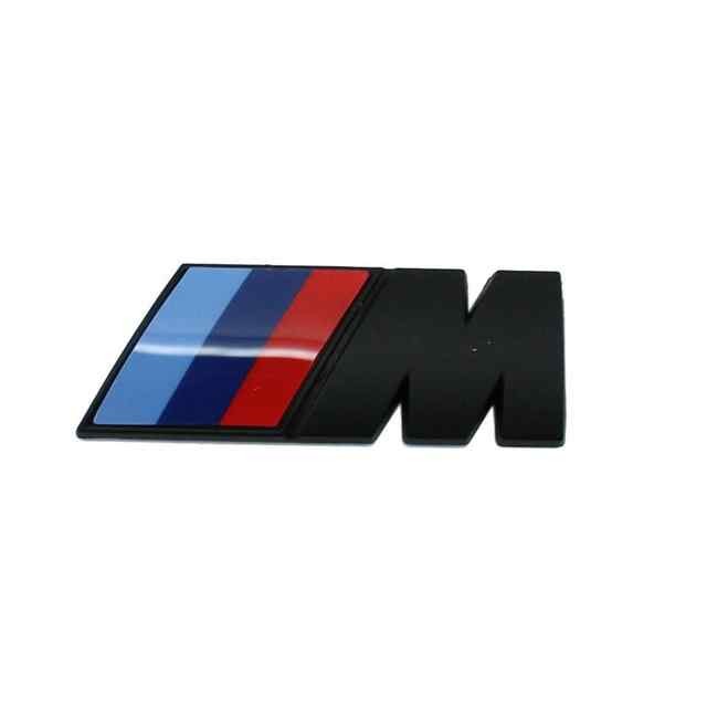 Emblema Adhesivo Logo M Para Puerta Compatible Con BMW Negro 4.5 X 1.5 Cm Negro