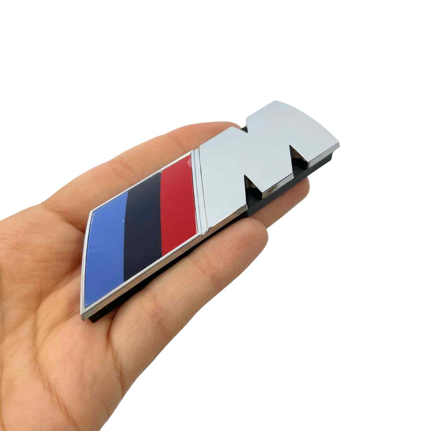 Emblema metal para parrilla compatible con BMW 9 cm plateado - imagen 4