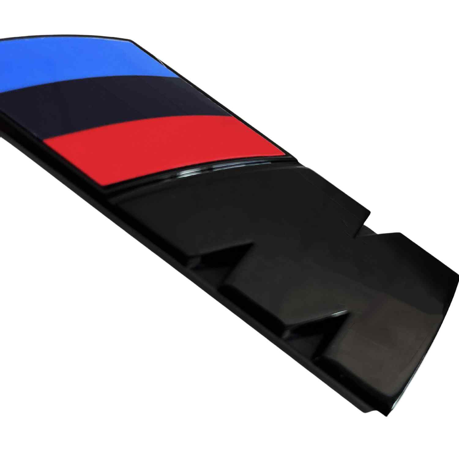 Emblema metal para parrilla compatible con BMW 9 cm negro mate - imagen 2