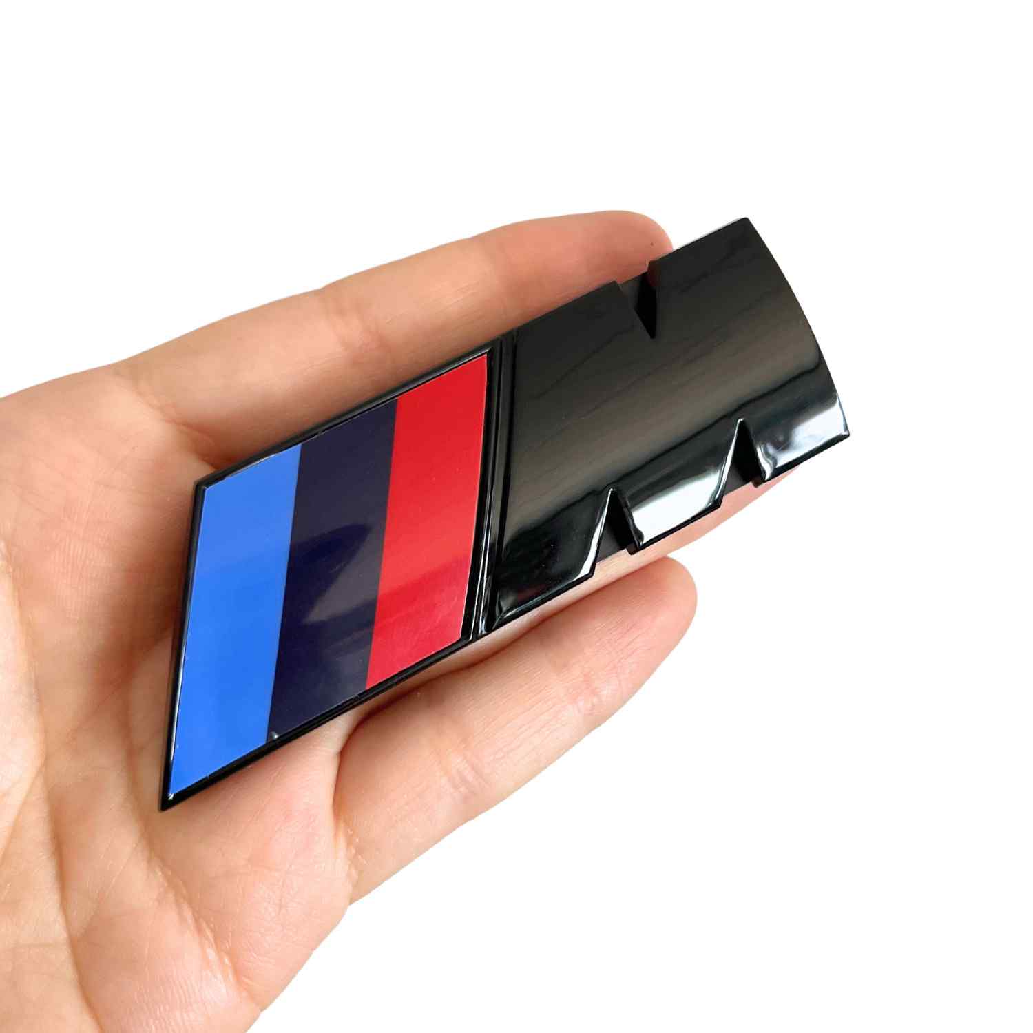 Emblema metal para parrilla compatible con BMW 9 cm negro mate - imagen 3
