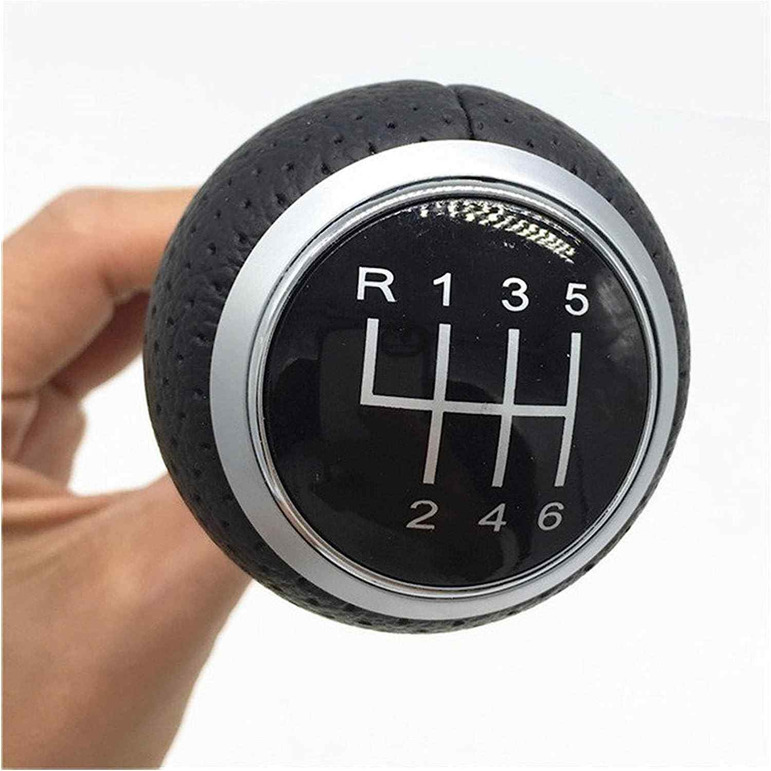Pomo de 6 cambios marcha coche compatible con Audi, Seat y VW plateado - imagen 5