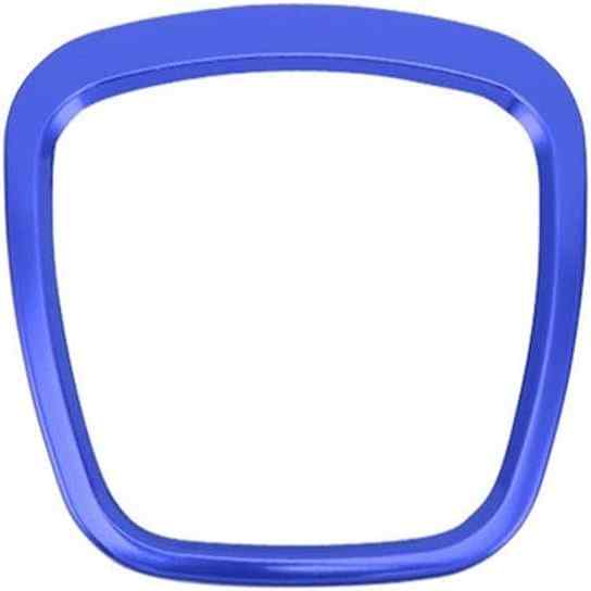 Aro decorativo adhesivo aluminio para volante compatible con Audi Azul - imagen 1