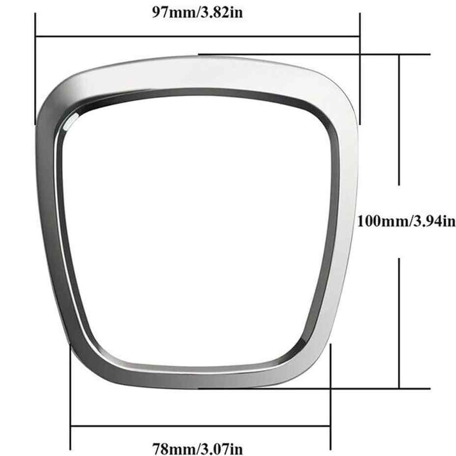 Aro decorativo adhesivo aluminio para volante compatible con Audi Azul - imagen 2