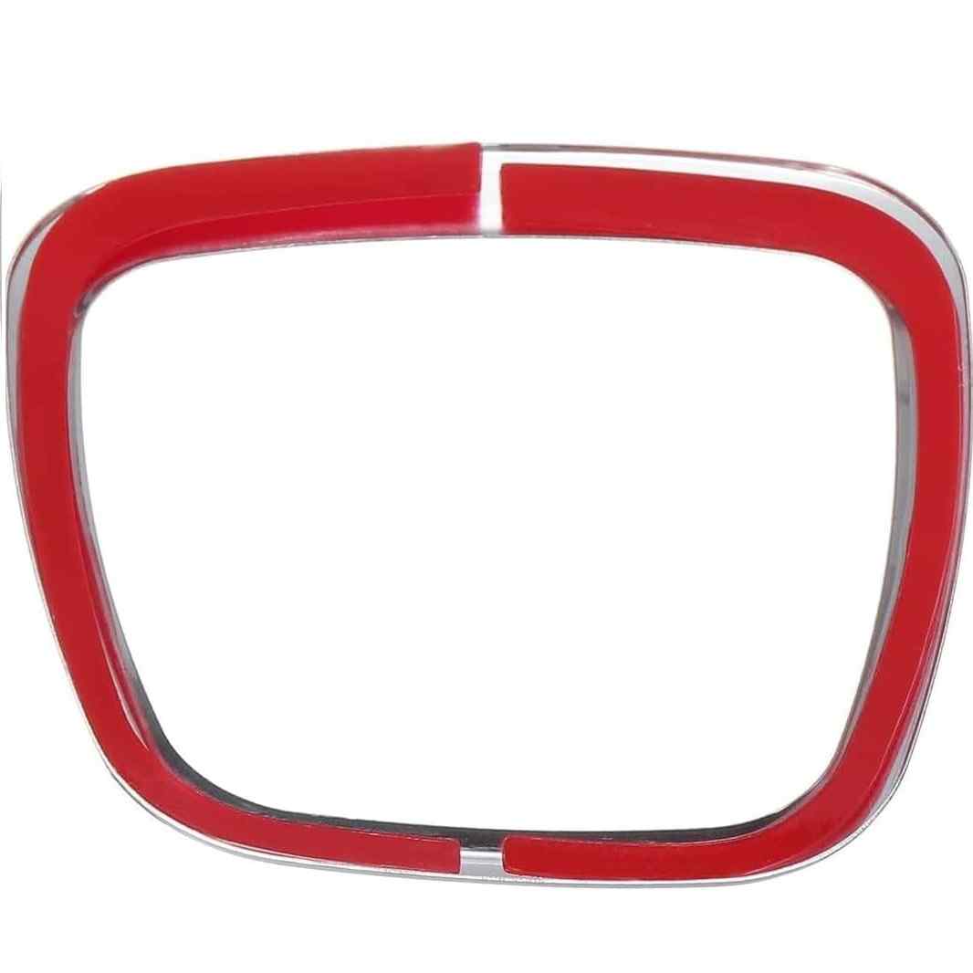 Aro decorativo adhesivo aluminio para volante compatible con Audi Azul - imagen 3