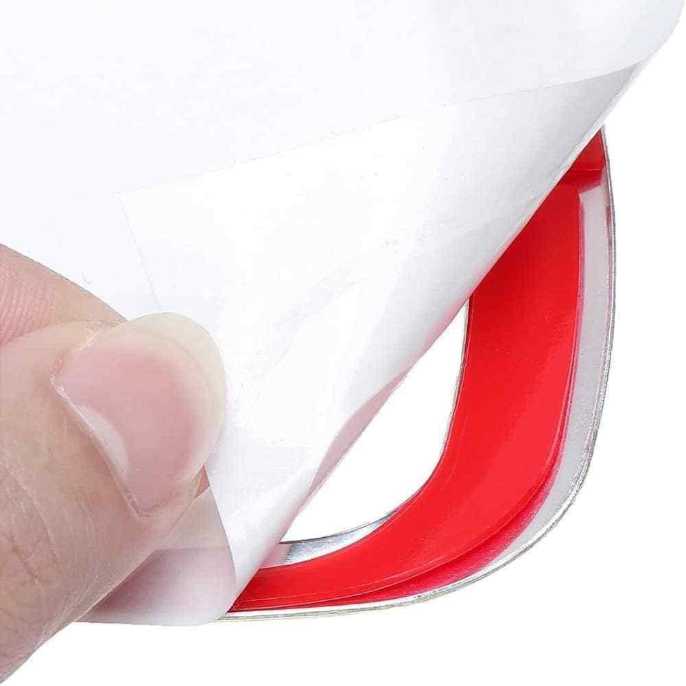 Aro decorativo adhesivo aluminio para volante compatible con Audi Azul - imagen 4