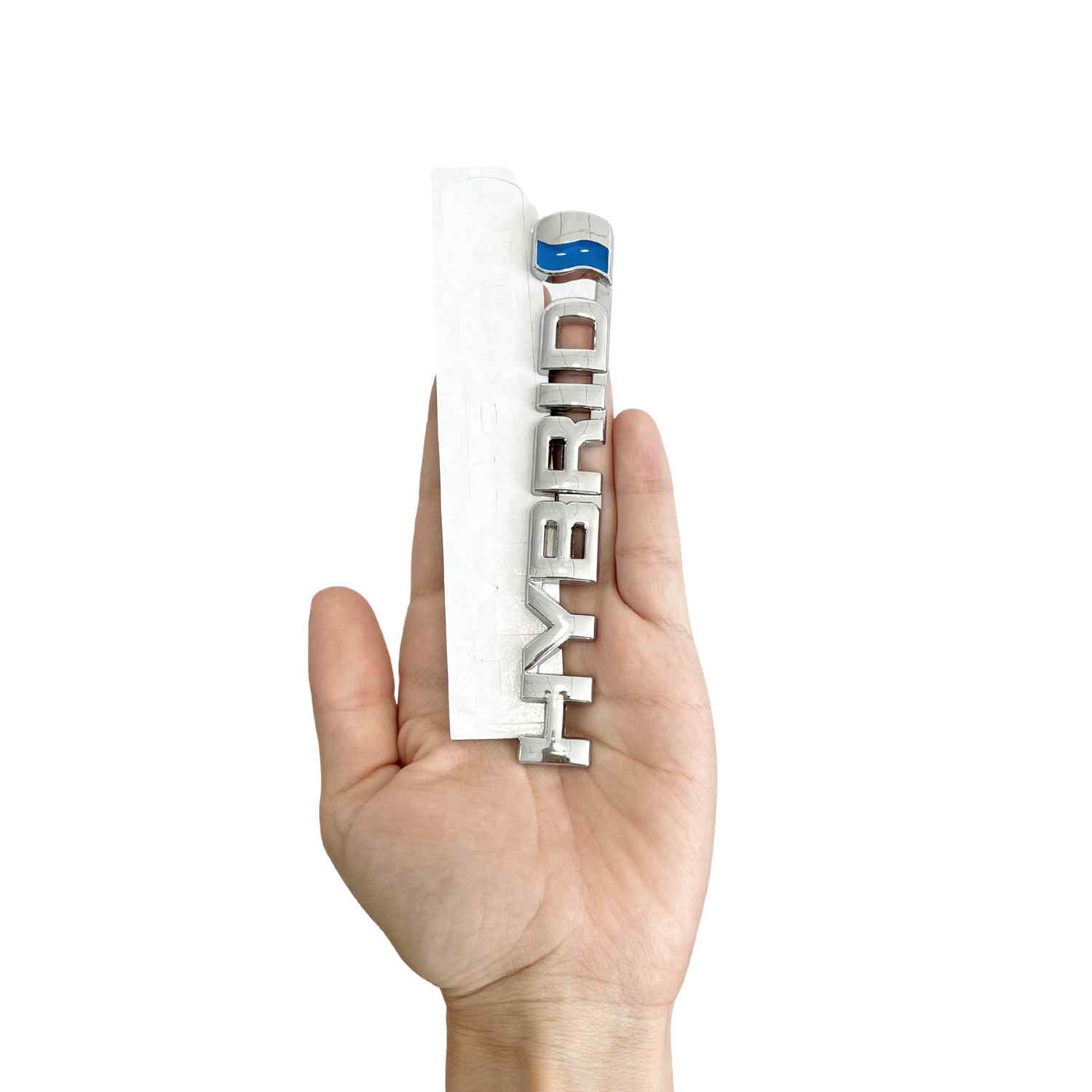 Emblema adhesivo hybrid compatible con Toyota plateado 13 cm - imagen 5
