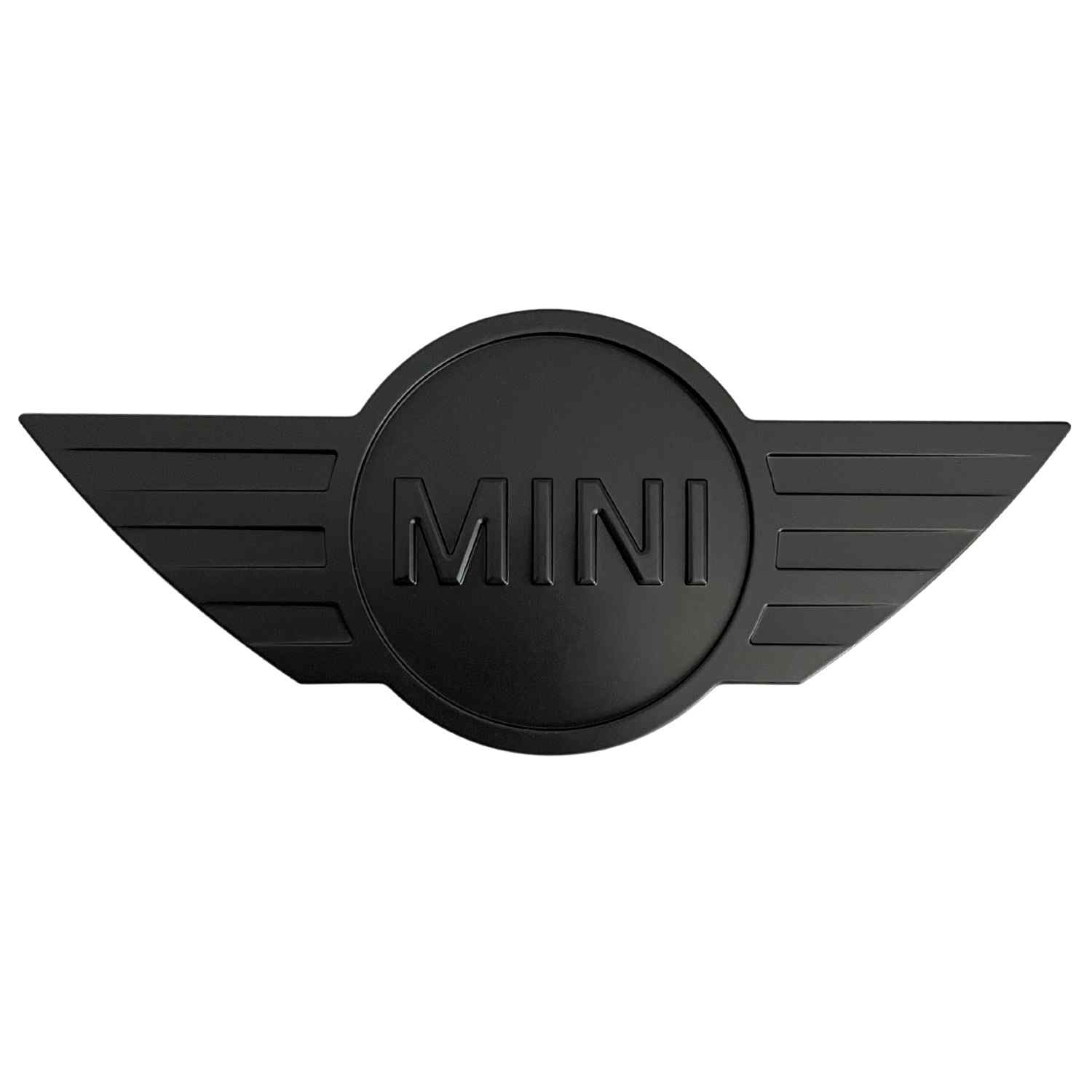 Emblema Adhesivo para capo compatible con mini negro mate 15 cm - imagen 1