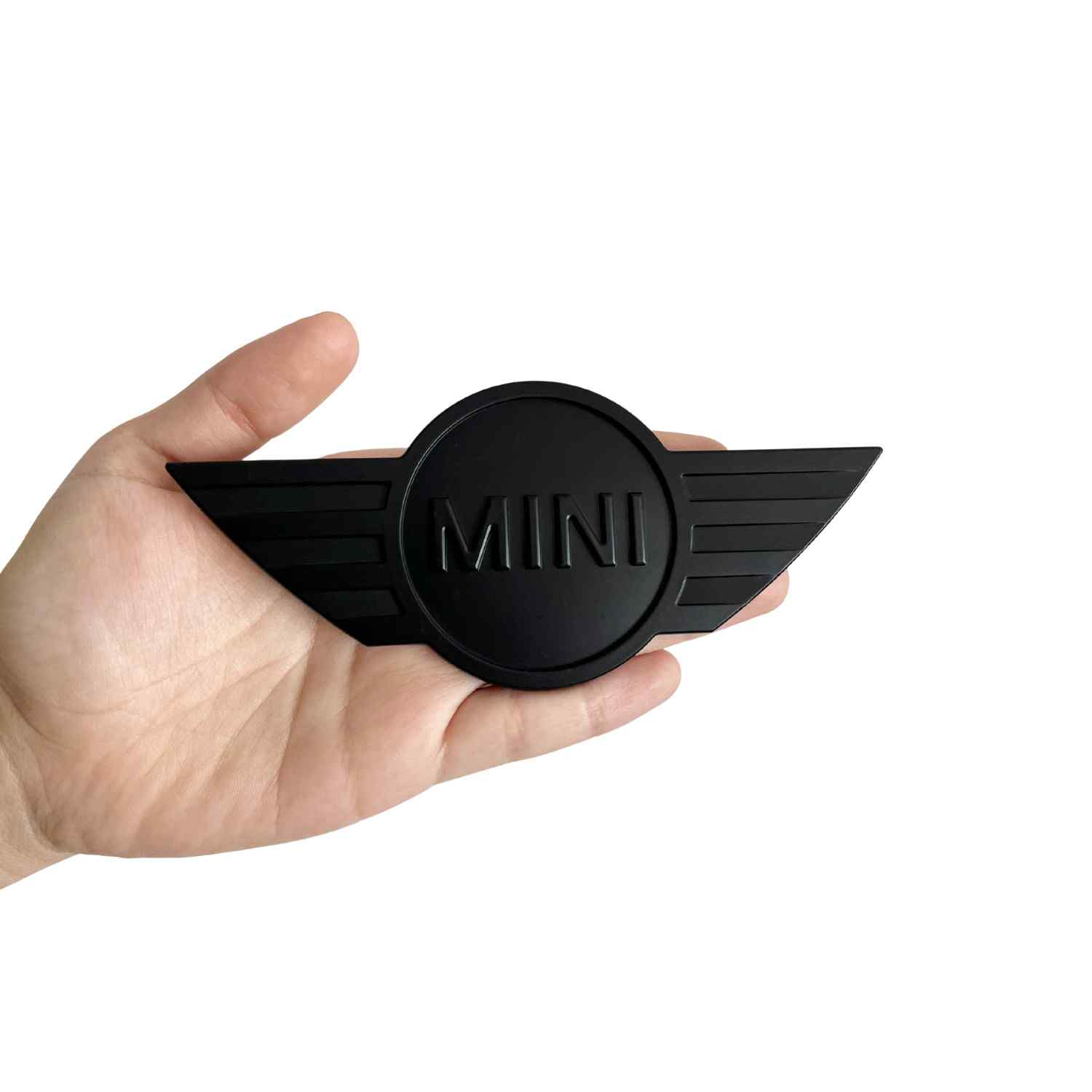 Emblema Adhesivo para capo compatible con mini negro mate 15 cm - imagen 3