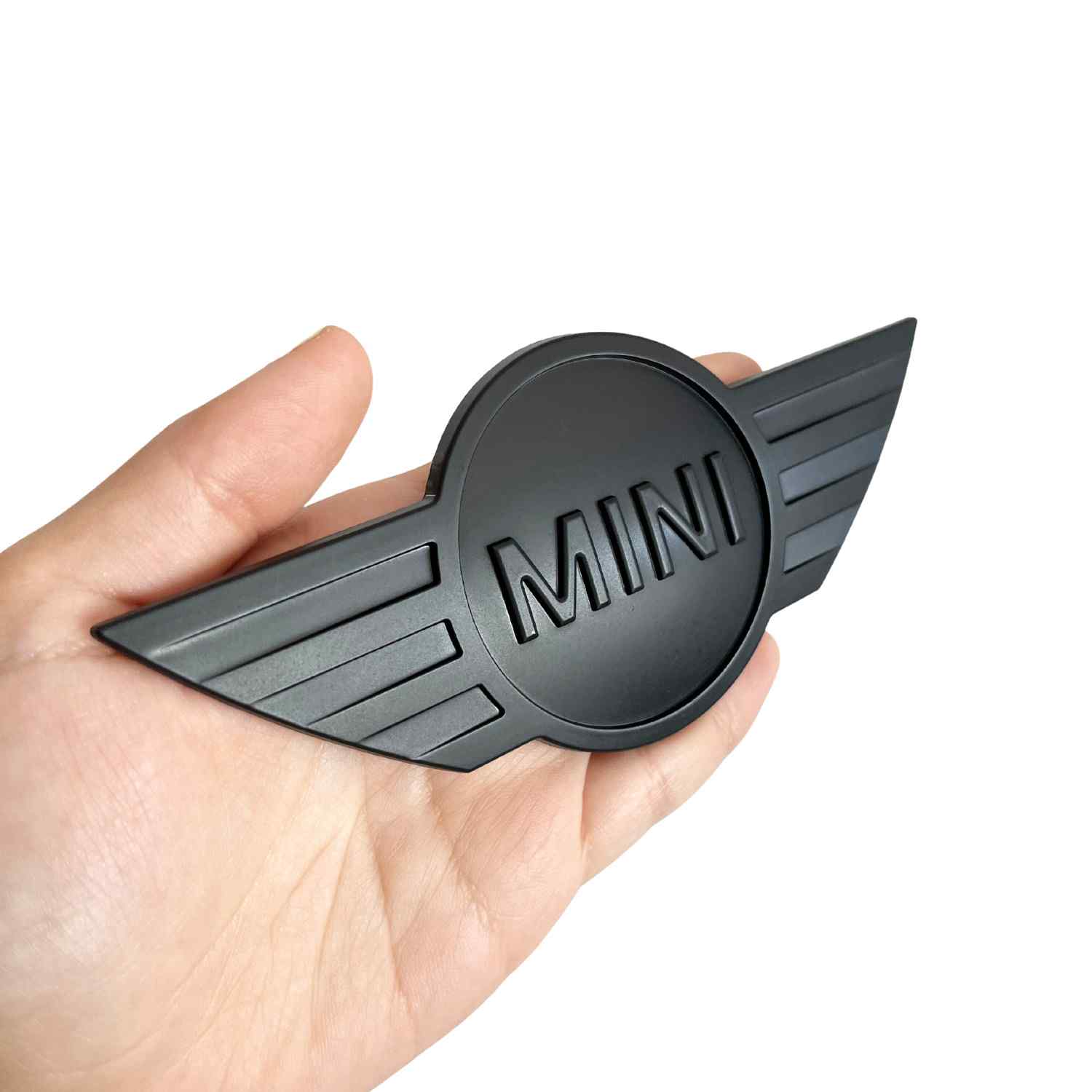 Emblema Adhesivo para capo compatible con mini negro mate 15 cm - imagen 4