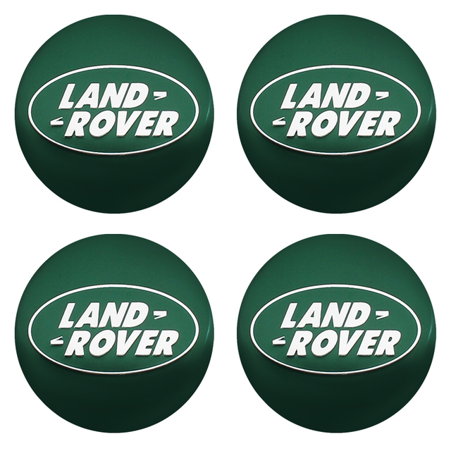 Embellecedor adhesivo para llanta compatible con Land Rover 56 mm (4 uds) verde - imagen 1