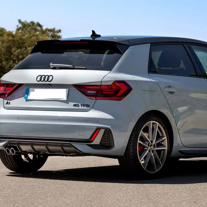Emblema Adhesivo A1 para Maletero compatible con audi negro brillo - imagen 2