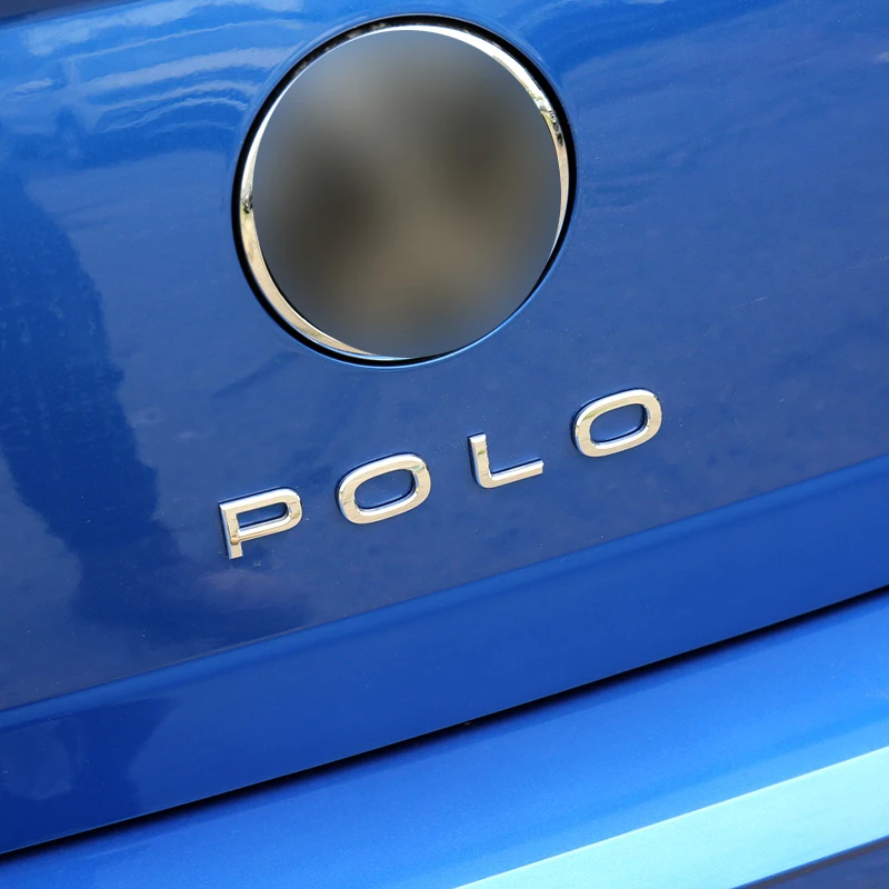 Emblema adhesivo  letras Polo compatible con Volkswagen plateado 20 cm - imagen 2