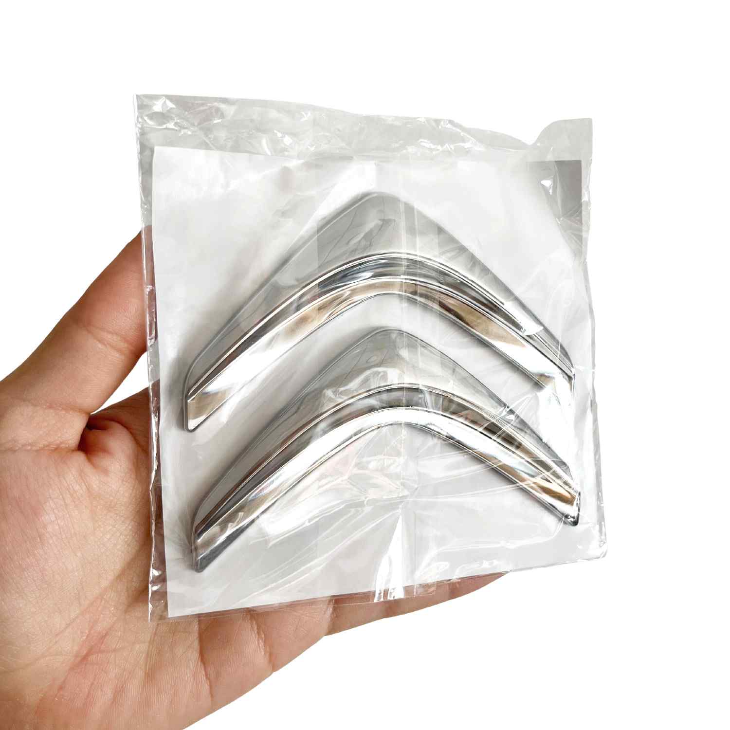 Emblema adhesivo compatible con Citroen 101 mm plateado - imagen 5