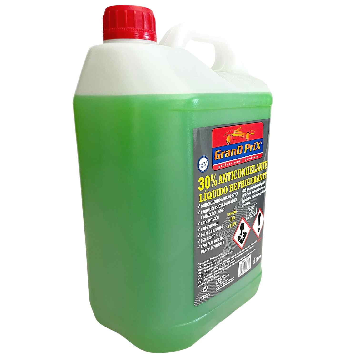 Anticongelante 30% liquido refrigerante 5 Litros verde 30% - imagen 2