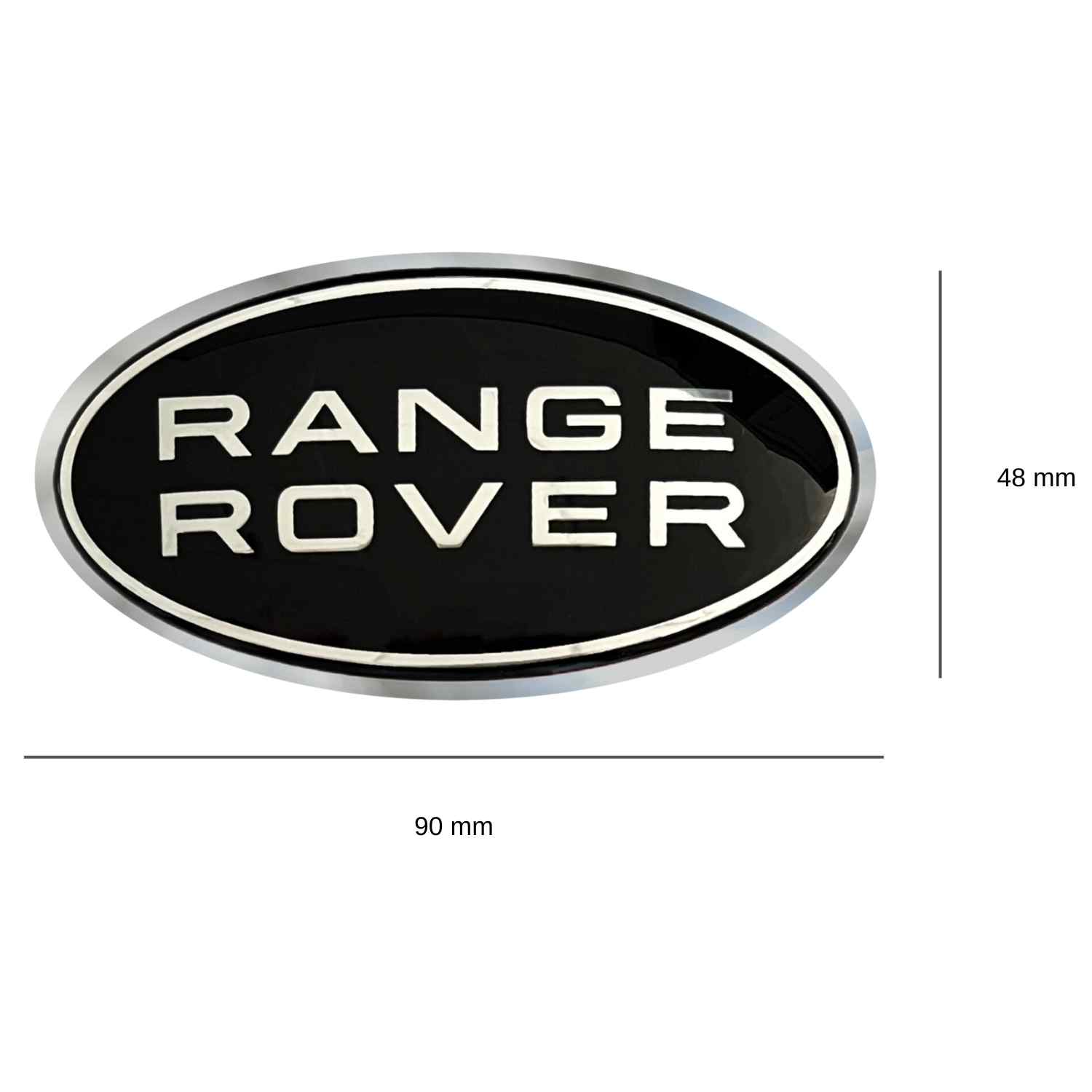 Emblema Adhesivo plastico compatible con Range Rover negro 90 mm - imagen 7
