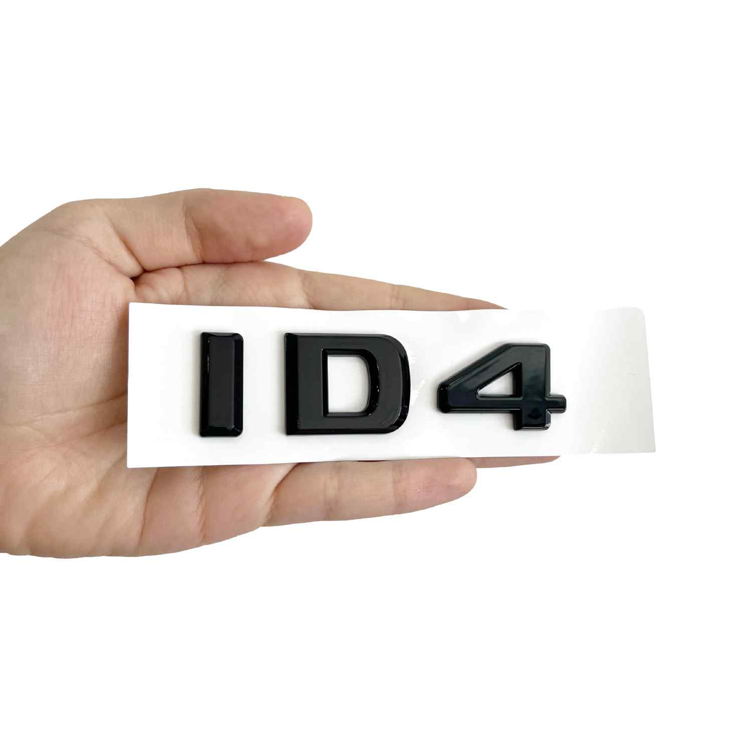 Emblema adhesivo plástico ID4 compatible con Volkswagen Negro - imagen 3