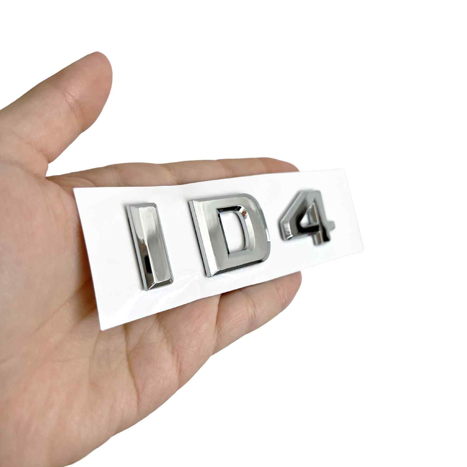 Emblema adhesivo plástico ID4 compatible con Volkswagen Plateado brillo - imagen 5