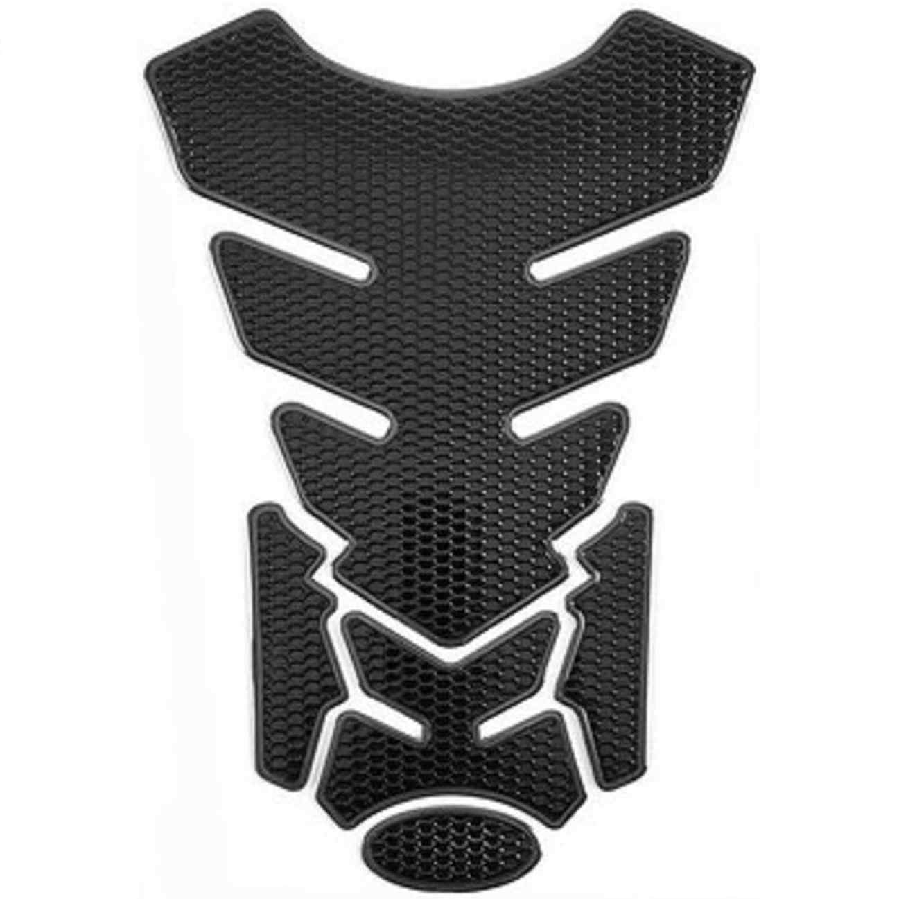 Protector deposito moto universal fibra carbono negro - imagen 1