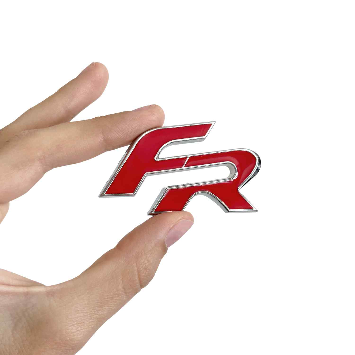 Emblema FR para trasero compatible con Seat rojo - imagen 3