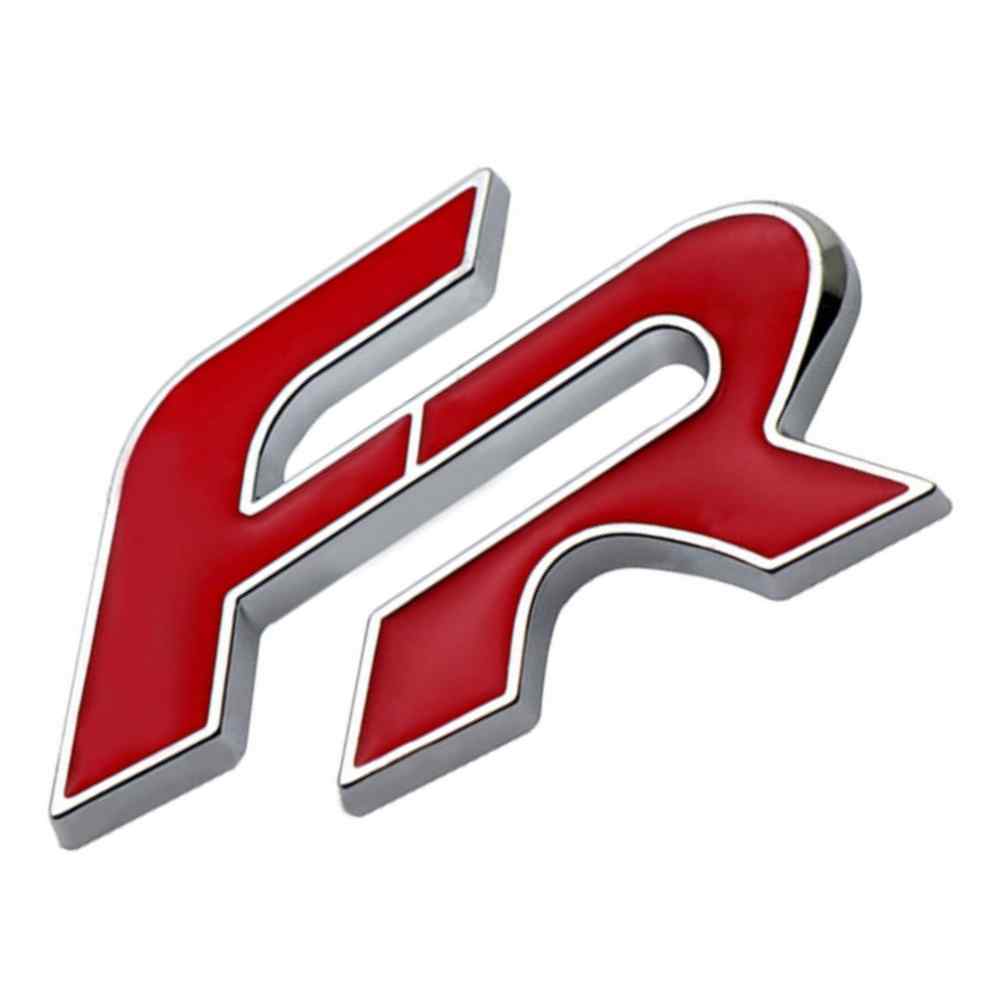 Emblema FR para trasero compatible con Seat rojo